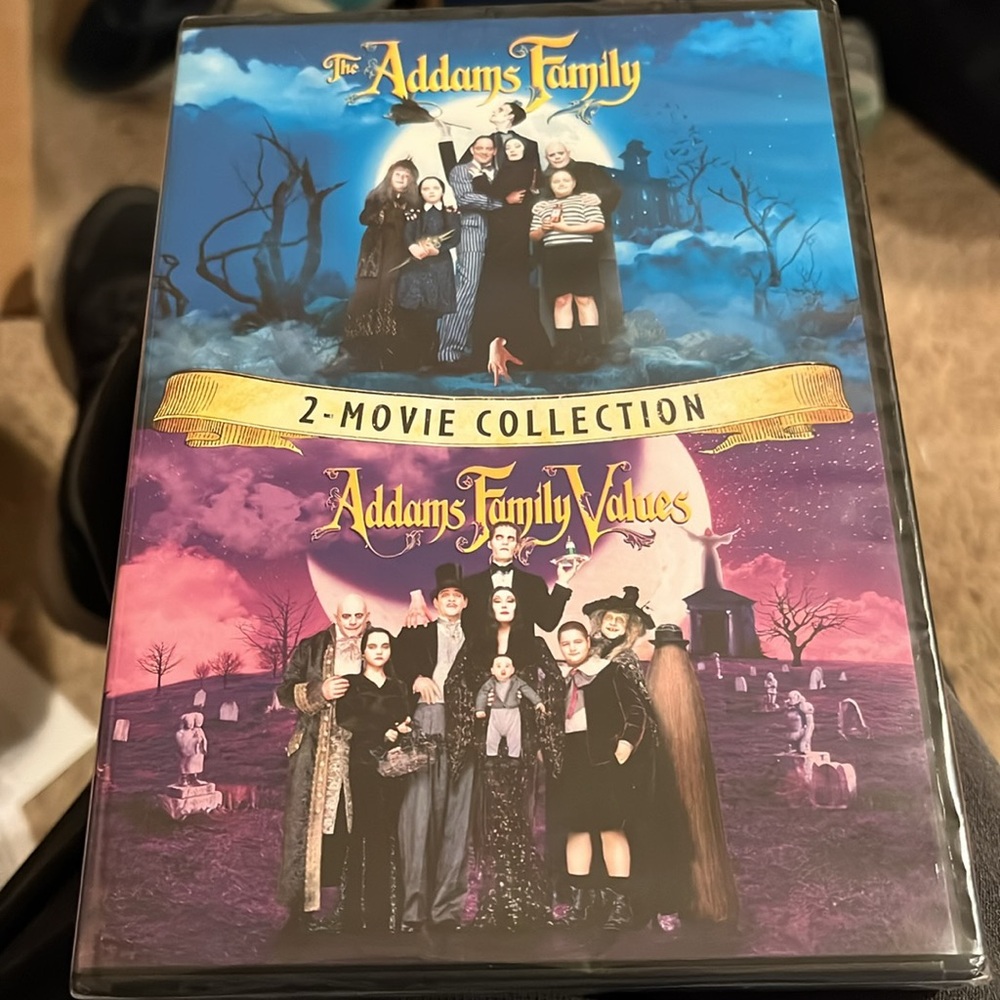 Paramount Pictures 2 movie collection of the Addams Family/Addams Family Values